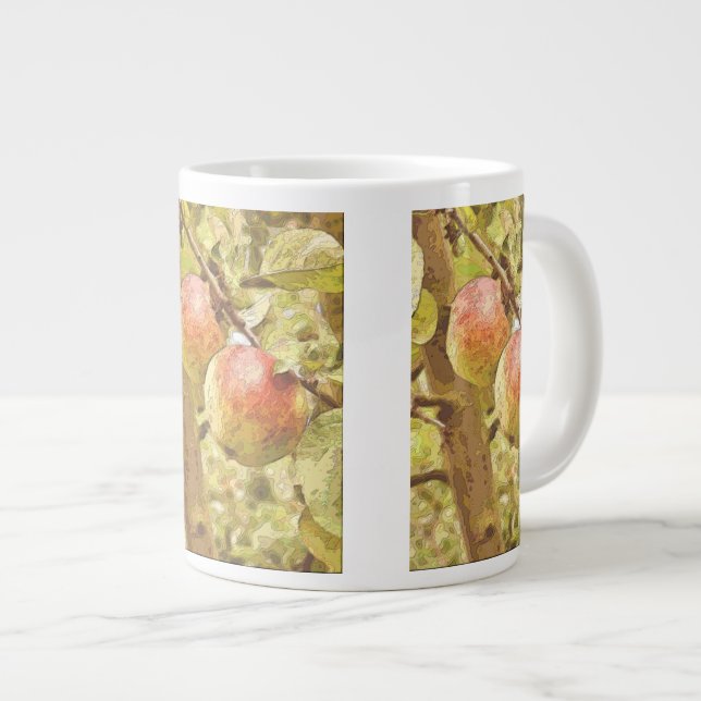 APPLES LARGE COFFEE MUG (Front Right)