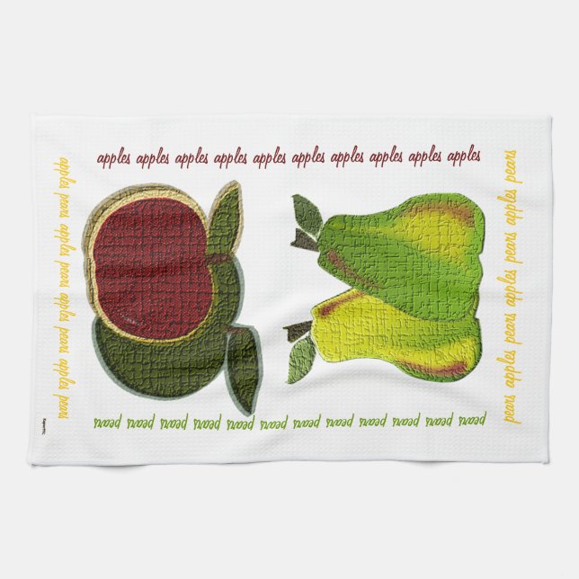 Apples n Pears Tea Towel (Horizontal)
