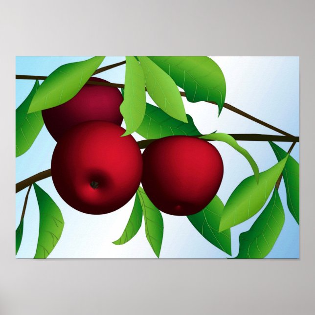 "Apples on a Branch" print (Front)