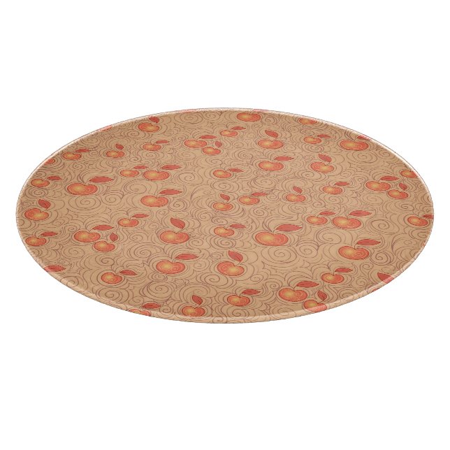 Apples Pattern Cutting Board (Corner)