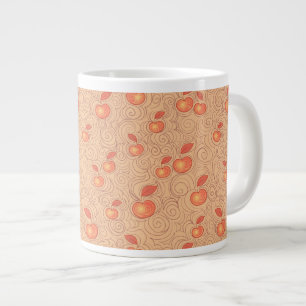 Apples Pattern Large Coffee Mug