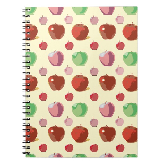 Apples pattern notebook (Front)