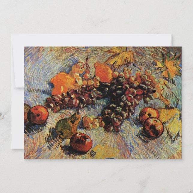 Apples, Pears, Lemons, Grapes by Vincent van Gogh (Front)