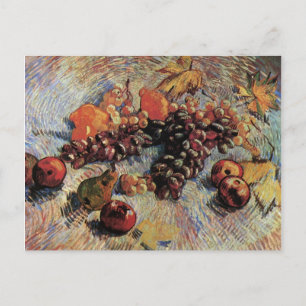 Apples Pears Lemons & Grapes Van Gogh Fine Art Postcard