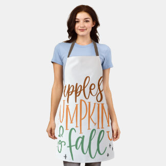 APPLES, PUMPKINS and FALL Apron