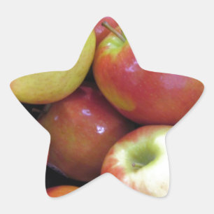 Apples Star Sticker