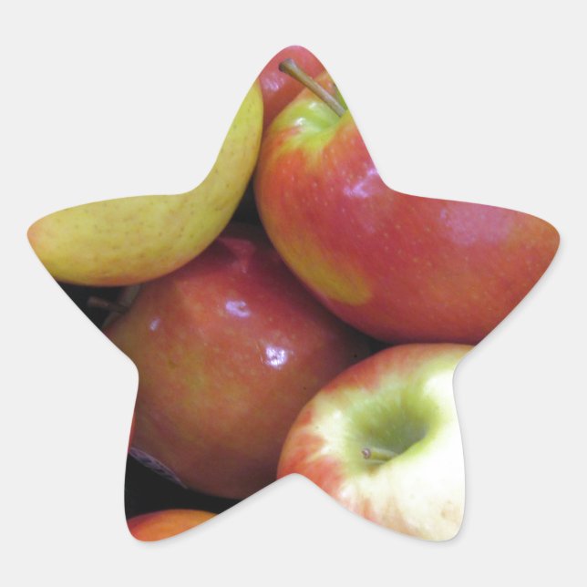 Apples Star Sticker (Front)