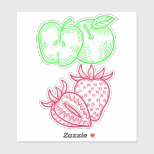 Apples & Strawberry's Sticker