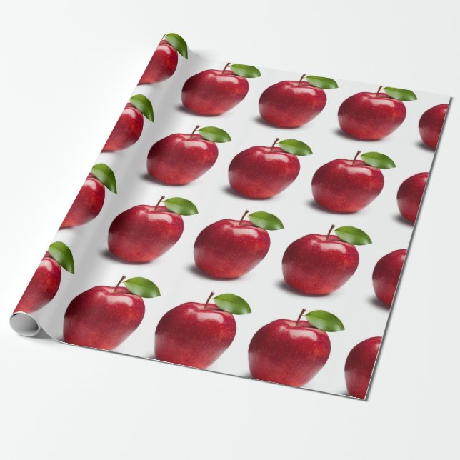 APPLES wrapping paper (Unrolled)