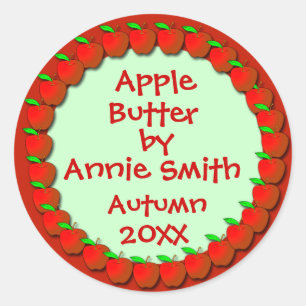 Applesauce or Apple Butter Labels