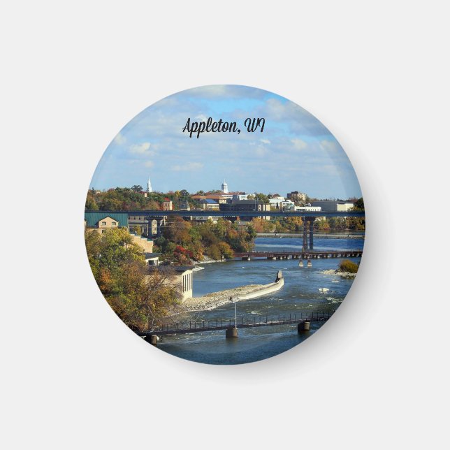 Appleton, Wisconsin landscape photograph Magnet (Front)