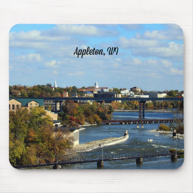 Appleton, Wisconsin landscape photograph Mouse Pad (Front)