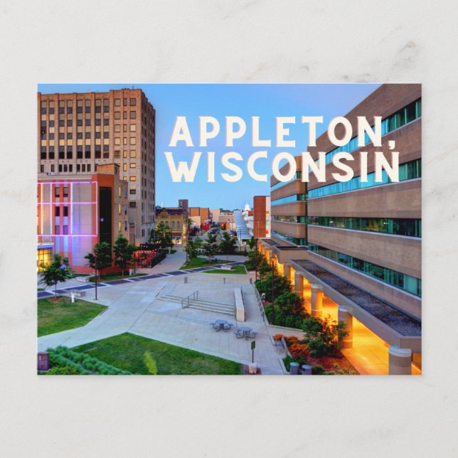 Appleton, Wisconsin Postcard (Front)