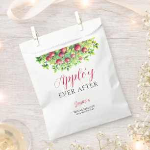 Appley Ever After Apple Fall Bridal Shower Favour Bag
