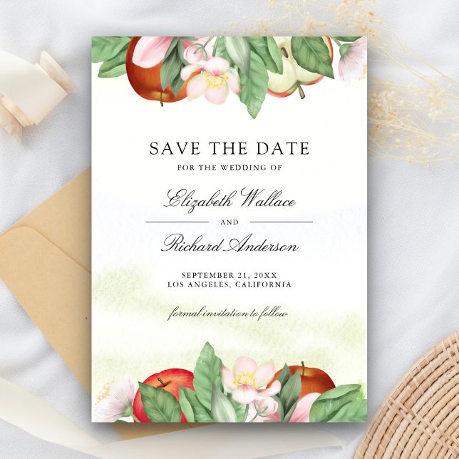 Appley Ever After Apple Wedding Save The Date (Creator Uploaded)