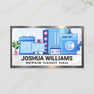 Appliance Furniture   Repairman Business Card