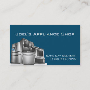 Appliance Installation Repair Business Card