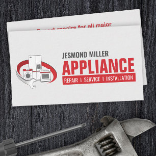 Appliance Repair Services Business Card