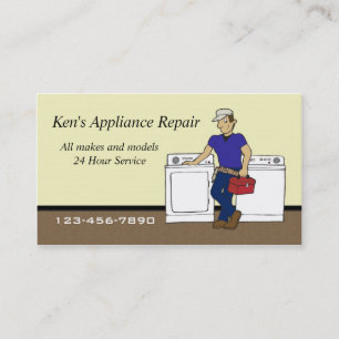 Appliance Repairman business card