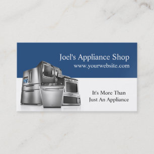 Appliance Shop, Installation, Repair Business Card
