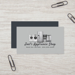 Appliance Shop, Installation, Repair Business Card