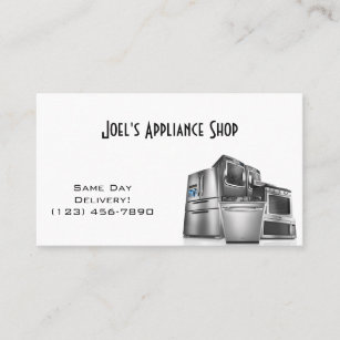Appliance Shop, Installation, Repair Business Card