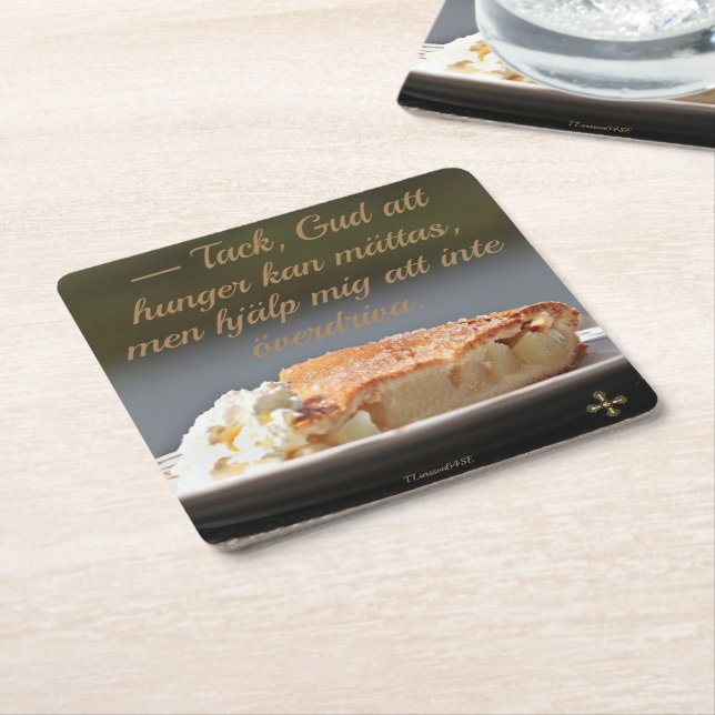 Appliances — Paj Square Paper Coaster (Angled)