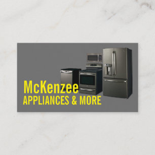 Appliances Sales Installation Repair Business Card
