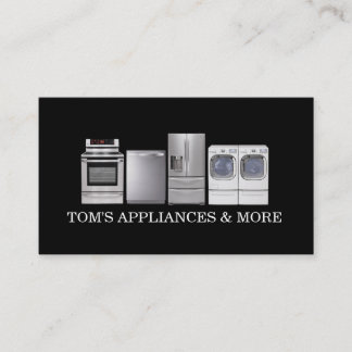Appliances Sales Installation Repair Business Card