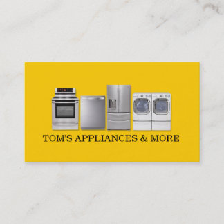Appliances Sales Installation Repair Business Card