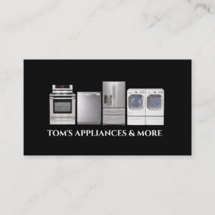 Appliances Sales Installation Repair Business Card