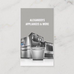Appliances Sales Installation Repair Business Card