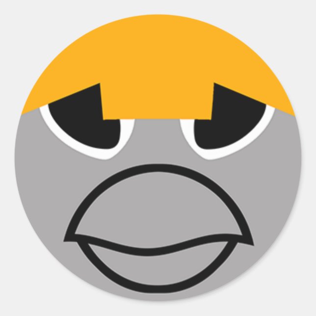 Applicable Bubla-Chan Clupkitz Classic Round Sticker (Front)