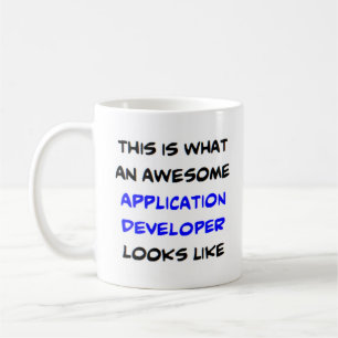 application developer, awesome coffee mug