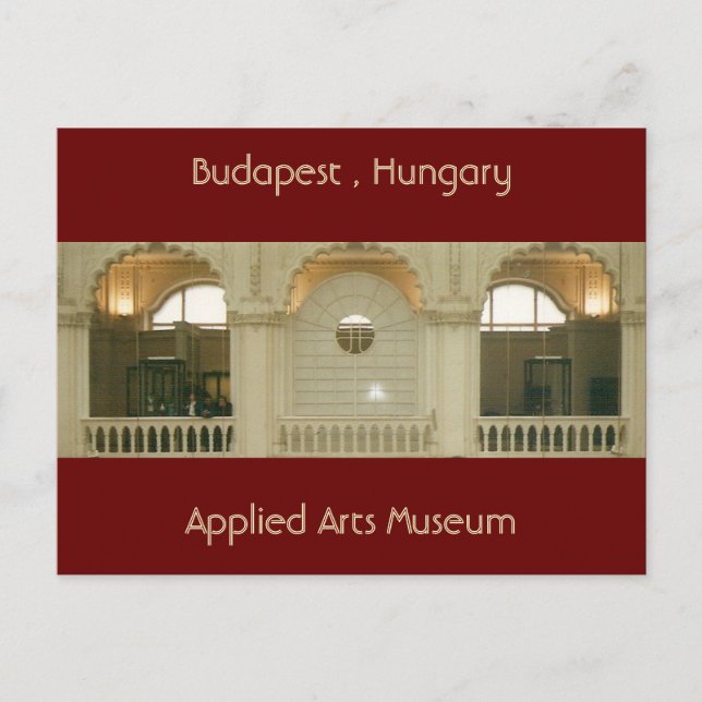 Applied Arts Museum Postcard (Front)