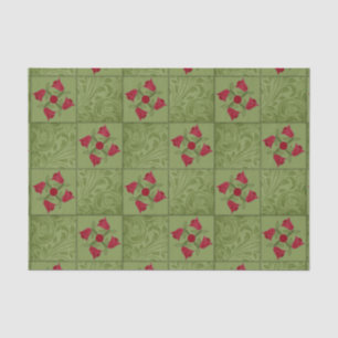 Applique Tulip Twist Quilt-TISSUE WRAPPING PAPER