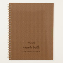 Appointment Book 2023, Brown Pattern Planner