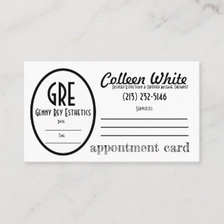 Appointment/Business Card Combo