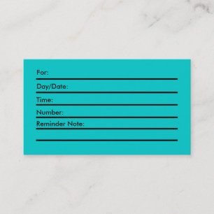 Appointment Card