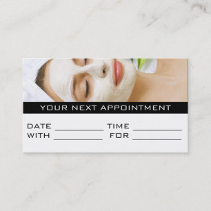 Appointment Card Massage Spa Salon