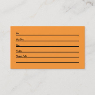 Appointment Card (New and Improved)