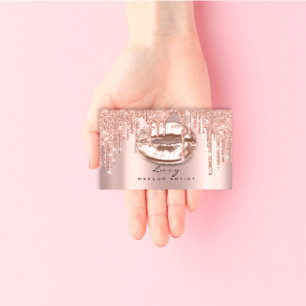 Appointment Drips Custom Lips Glitter Drips Makeup