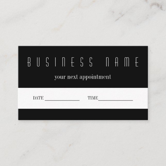 Appointment Remind Card Your Next Visit (Front)
