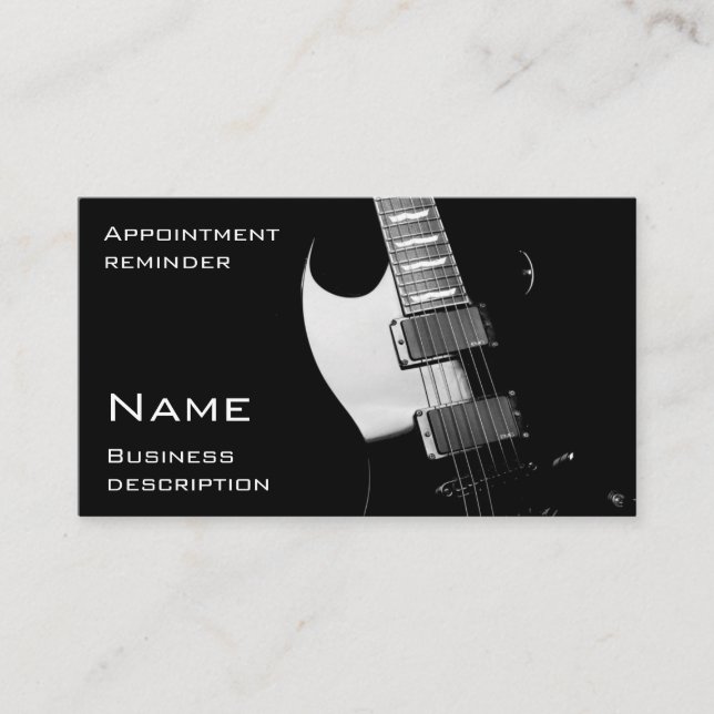 Appointment reminder business card (Front)