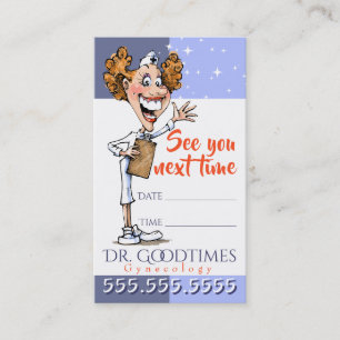 Appointment Reminder Card Medical Customisable