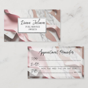 Appointment Reminder Cards Hair Salon