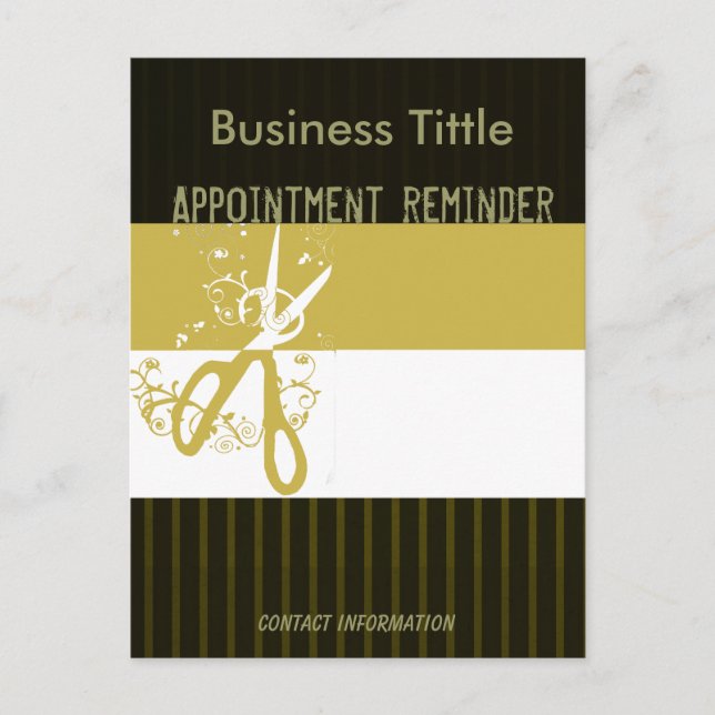 Appointment Reminder Postcard (Front)