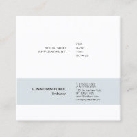 Appointment Reminder Professional Clean Chic Plain