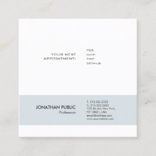Appointment Reminder Professional Simple Plain