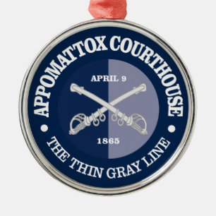 Appomattoc Courthouse (B&G) Metal Ornament